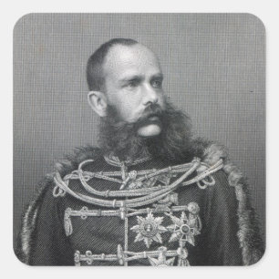 Adesivo Quadrado Imperador Franz José I da Áustria