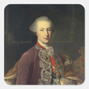 Adesivo Quadrado Imperador Joseph II de Alemanha