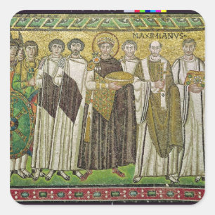 Adesivo Quadrado Imperador Justinian I
