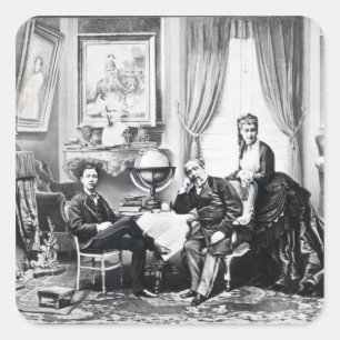 Adesivo Quadrado Imperador Napoleon III