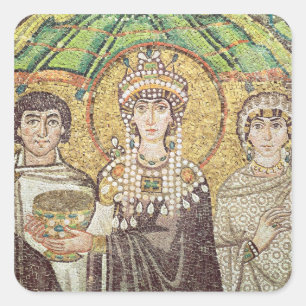 Adesivo Quadrado Imperatriz Theodora