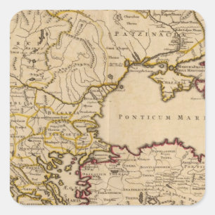 Adesivo Quadrado Império Bizantino