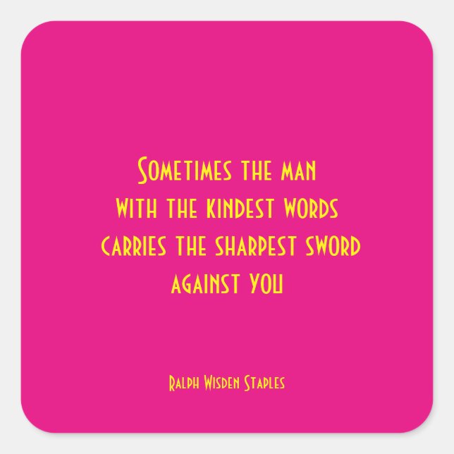 Adesivo Quadrado Impostor (Frente)