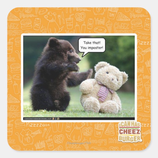 Adesivo Quadrado Impostor! (Frente)