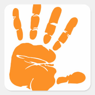 Adesivo Quadrado Impressão manual