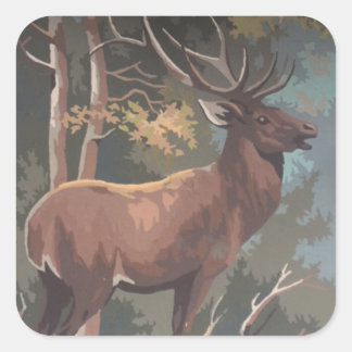 Adesivo Quadrado Impressão por elk numérico