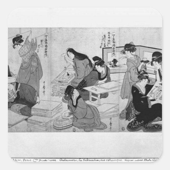 Adesivo Quadrado impressões fazeres (Frente)