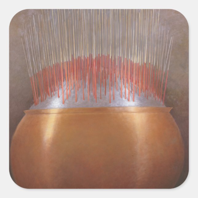 Adesivo Quadrado Incense Sticks (Frente)