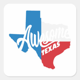 Adesivo Quadrado Incrível Texas II