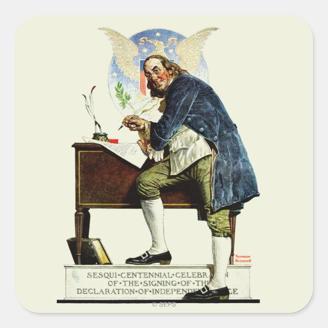 Adesivo Quadrado Independência (Frente)