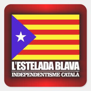 Adesivo Quadrado Independência Catalã