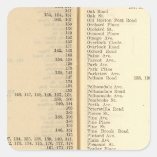 Adesivo Quadrado Index New Rochelle