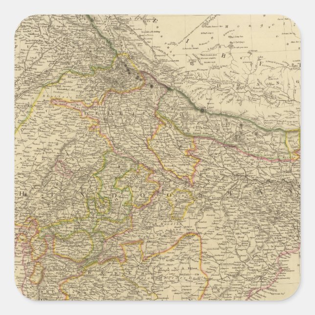 Adesivo Quadrado Índia (Frente)