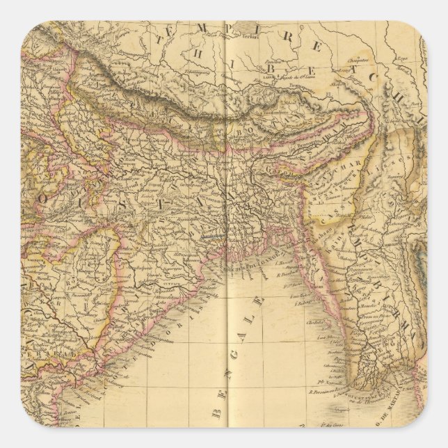 Adesivo Quadrado India 5 (Frente)