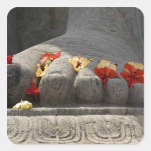 Adesivo Quadrado Índia, Mangalore, Karkala. Religião Jains