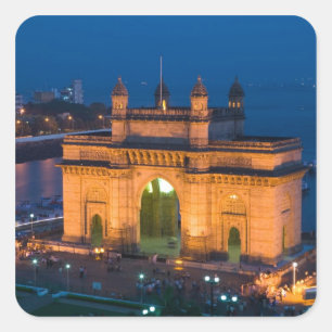 Adesivo Quadrado ÍNDIA, Mumbai (Bombay): Portão da Índia /