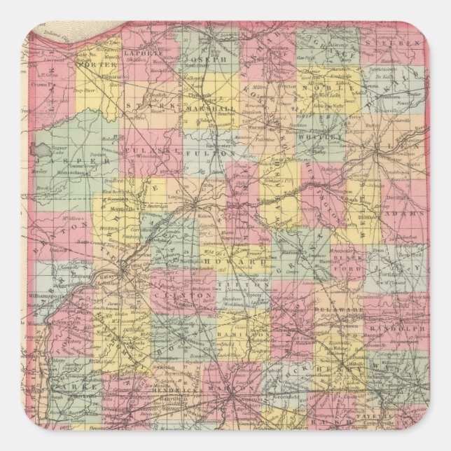 Adesivo Quadrado Indiana (Frente)