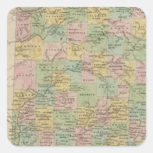 Adesivo Quadrado Indiana 7