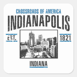 Adesivo Quadrado Indianapolis