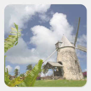 Adesivo Quadrado Índias Ocidentais Francesas, Guadeloupe, Marie, Ga