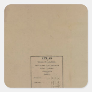 Adesivo Quadrado Índice para Atlas