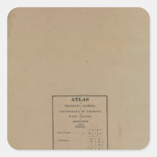 Adesivo Quadrado Índice para Atlas (Frente)