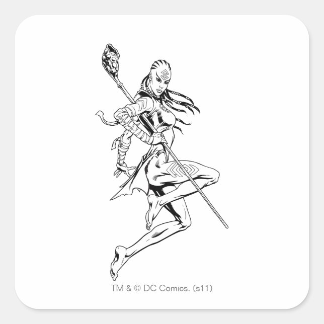 Adesivo Quadrado Indigo Tribe 3 (Frente)