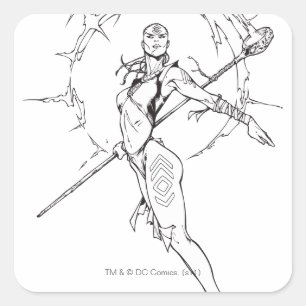 Adesivo Quadrado Indigo Tribe 9