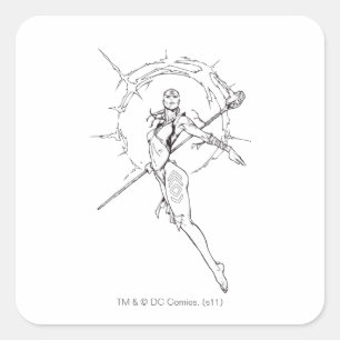 Adesivo Quadrado Indigo Tribe 9