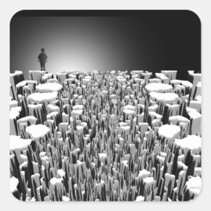 Adesivo Quadrado Indo para casa