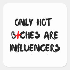 Adesivo Quadrado Influenciador Gift Vintage Candle Funny Trendsette