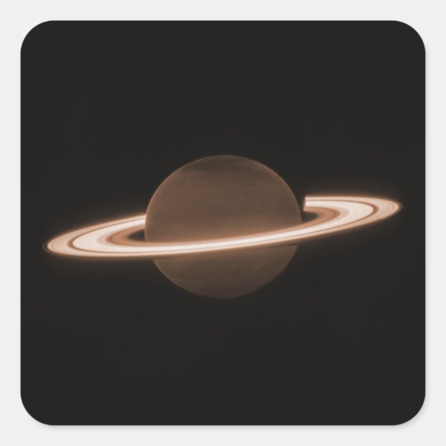 Adesivo Quadrado Infravermelho do Telescópio Espacial Web JWST Jame (Frente)