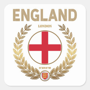 Adesivo Quadrado Inglaterra