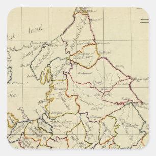 Adesivo Quadrado Inglaterra, Wales 4