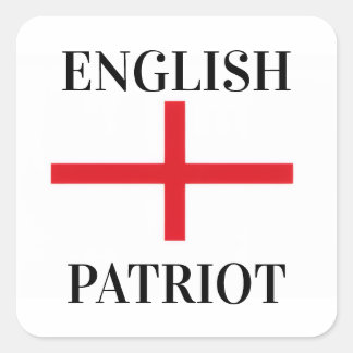 Adesivo Quadrado Inglês Patriot Sticker