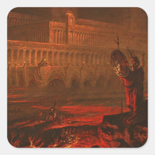 Adesivo Quadrado Ino de Varua do te do na de Parau (palavras do