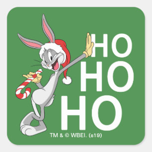 Adesivo Quadrado INSETOS BUNNY™ Com Candy Cane