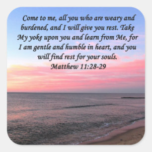 ADESIVO QUADRADO INSPIRING MATTHEW 28 OCEAN PHOTO DESIGN