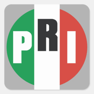 Adesivo Quadrado Institucional do Partido Revolucionário