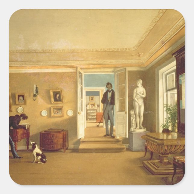 Adesivo Quadrado Interior (Frente)