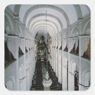 Adesivo Quadrado Interior da catedral começada em 1078