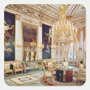 Adesivo Quadrado Interior das Saisons do Salão de Quatre