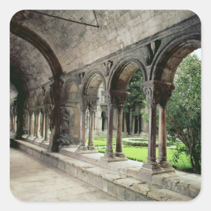 Adesivo Quadrado Interior do claustro