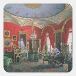 Adesivo Quadrado Interior do Palácio de inverno