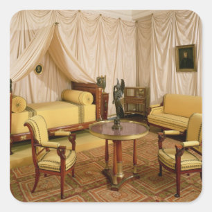 Adesivo Quadrado Interior do quarto de Napoleon mim 1800-03