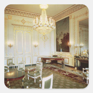 Adesivo Quadrado Interior do salão de beleza Vert