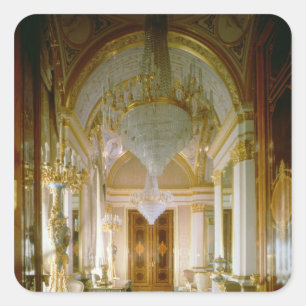 Adesivo Quadrado Interior dos apartamentos privados