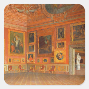 Adesivo Quadrado Interior no palácio de Medici
