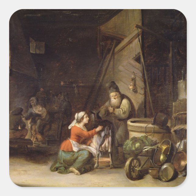 Adesivo Quadrado Interior Russo (Frente)