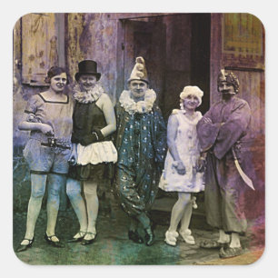 Adesivo Quadrado Intervalo no Circo